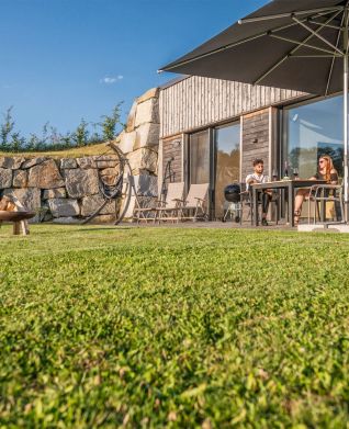 Ferienhaus: Terrasse